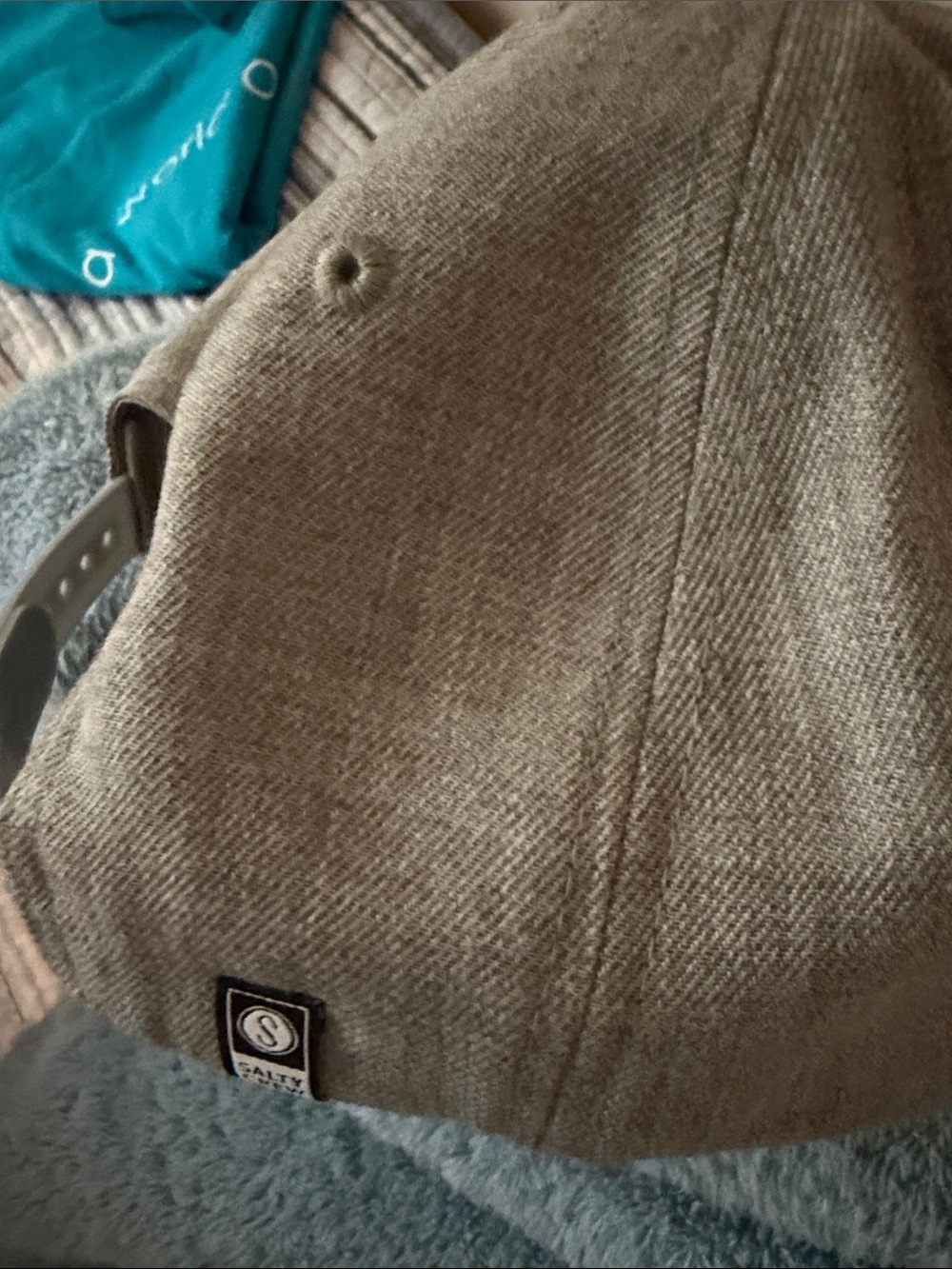 Salty Crew Grey Crew Patch Baseball Cap - Picture 8 of 9